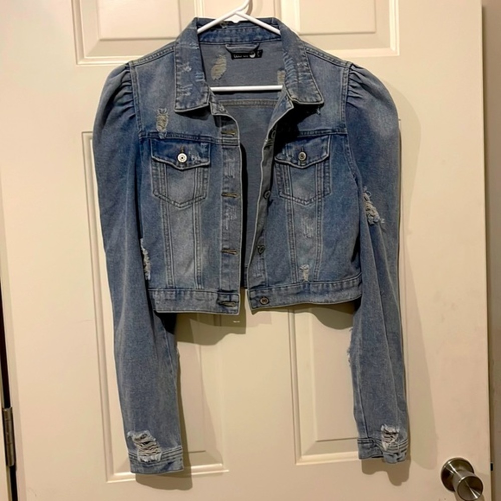 Distress Denim Jacket